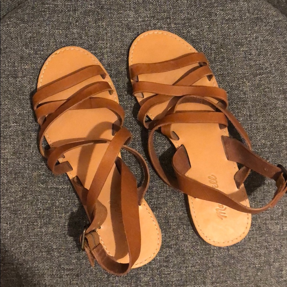 Madewell Leather Boardwalk Sandals